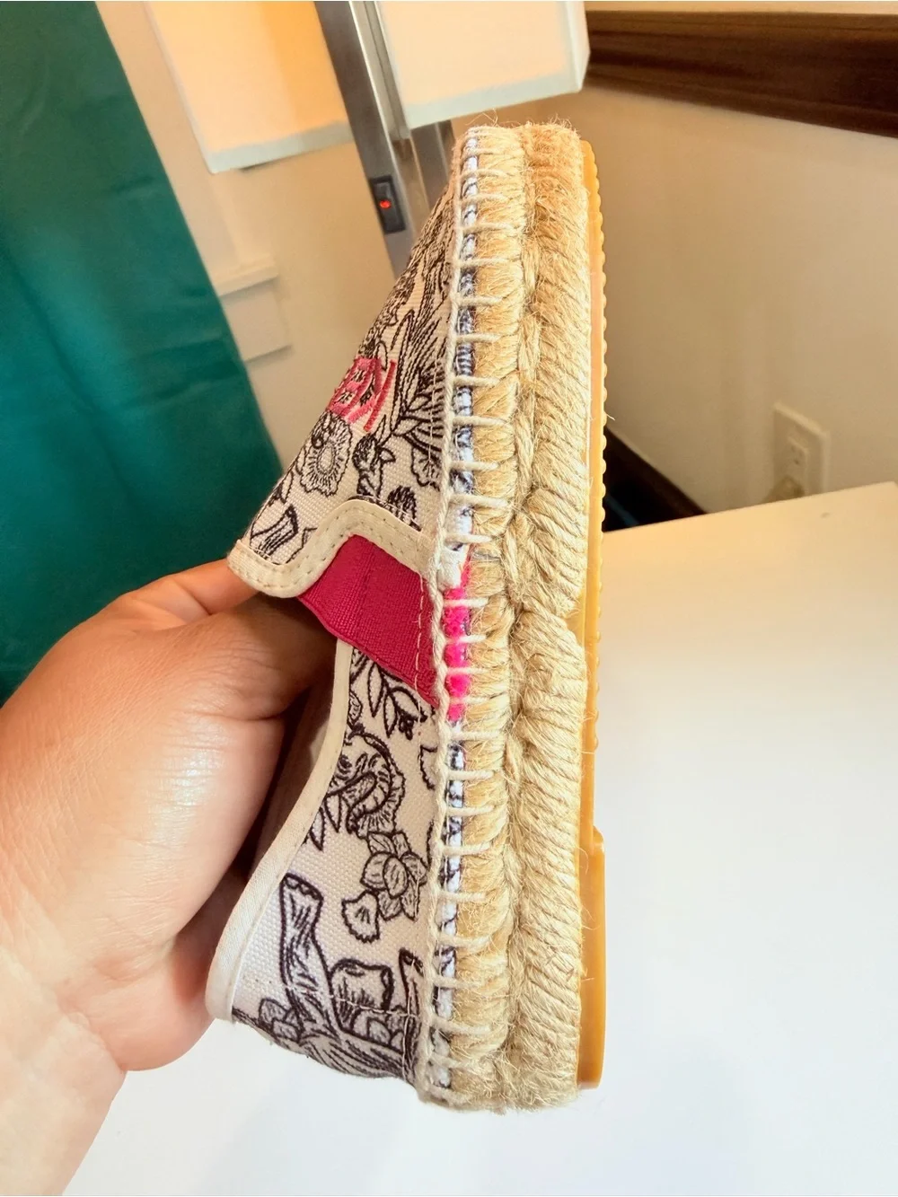 KENZO Kids Disco Jungle Canvas Espadrilles Size 27 NWT